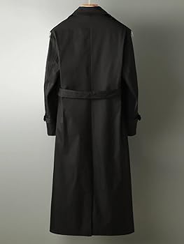 【新品に近い】24SS CLANE　LAYER LONG TRENCH COAT Trench Coat Men Long,Mens Single Breasted Trench Coat 2024